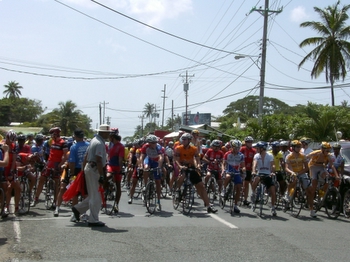 Start of Great Cycle Race