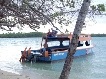 Glass-bottomed boat cruise