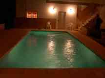 Pool at night
